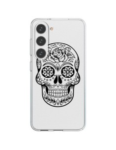Samsung Galaxy S23 5G Case Skull Messicano Black Clear -...
