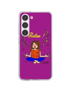 Cover Samsung Galaxy S23 5G Fille Relax Zen Yoga -...
