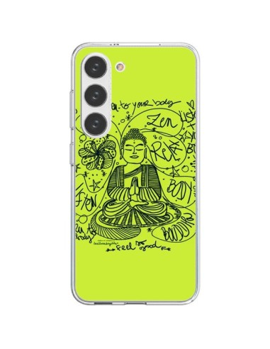 Coque Samsung Galaxy S23 5G Buddha Listen to your body Love Zen Relax - Leellouebrigitte