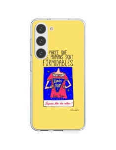 Coque Samsung Galaxy S23 5G Parce que les mamans sont...