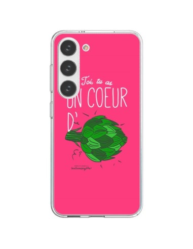 Coque Samsung Galaxy S23 5G Toi tu as un coeur d'artichaut - Leellouebrigitte