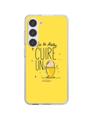 Coque Samsung Galaxy S23 5G Va te faire cuir un oeuf jaune - Leellouebrigitte