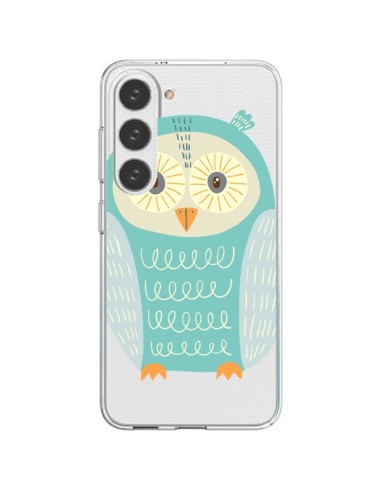 Coque Samsung Galaxy S23 5G Hibou Owl Transparente - Petit Griffin