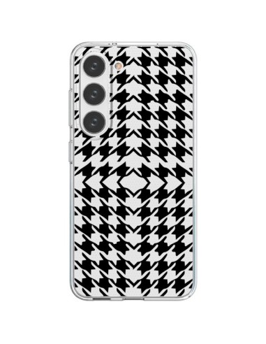 Samsung Galaxy S23 5G Case Vichy Carre Black Clear - Petit Griffin