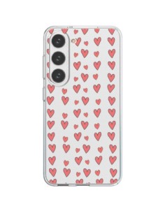 Coque Samsung Galaxy S23 5G Coeurs Heart Love Amour Rouge...