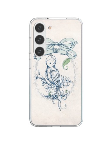 Cover Samsung Galaxy S23 5G Piccolo Uccello Vintage - Lassana