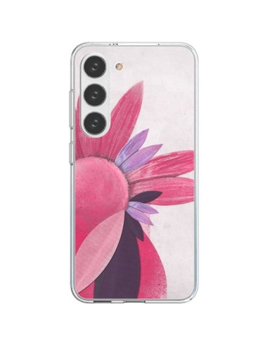 Cover Samsung Galaxy S23 5G Fiori Rosa - Lassana