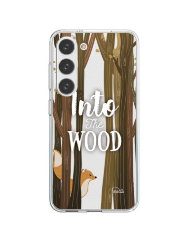 Coque Samsung Galaxy S23 5G Into The Wild Renard Bois Transparente - Lolo Santo