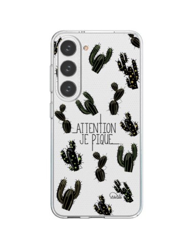 Coque Samsung Galaxy S23 5G Cactus Je Pique Transparente - Lolo Santo