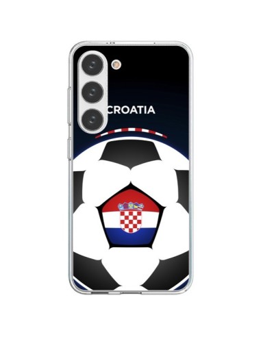 Coque Samsung Galaxy S23 5G Croatie Ballon Football - Madotta