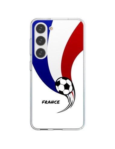 Coque Samsung Galaxy S23 5G Equipe France Ballon Football - Madotta