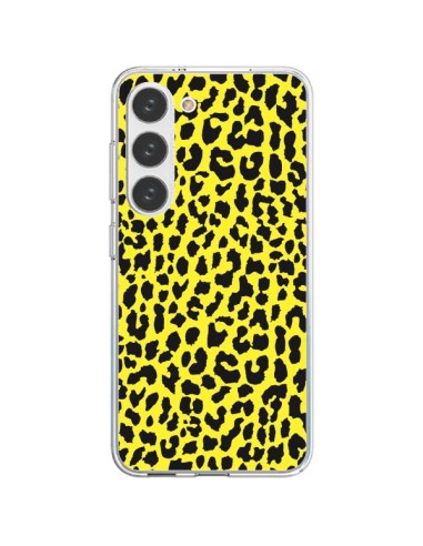 Coque Samsung Galaxy S23 5G Leopard Jaune - Mary Nesrala