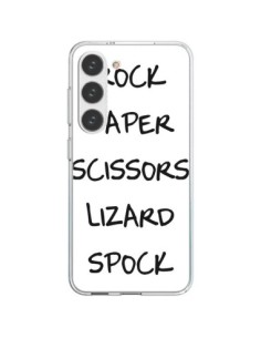 Cover Samsung Galaxy S23 5G Pierre Papier Ciseau Forbici...