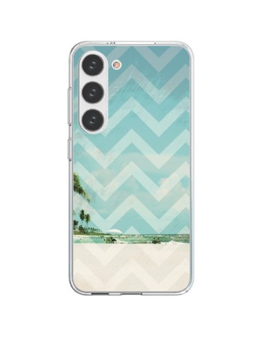 Coque Samsung Galaxy S23 5G Chevron Beach Dreams Triangle Azteque - Mary Nesrala