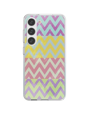 Samsung Galaxy S23 5G Case Chevron Summer Triangle Aztec - Mary Nesrala