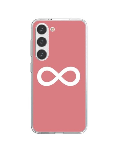 Samsung Galaxy S23 5G Case Infinity Infinito Forever Corallo - Mary Nesrala