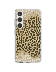 Coque Samsung Galaxy S23 5G Leopard Golden Or Doré - Mary...