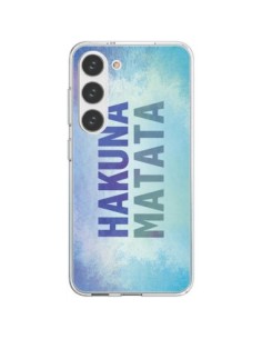 Samsung Galaxy S23 5G Case Hakuna Matata Re Lion Blue -...
