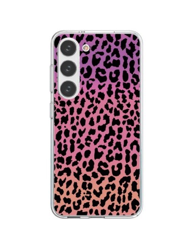 Coque Samsung Galaxy S23 5G Leopard Hot Rose Corail - Mary Nesrala