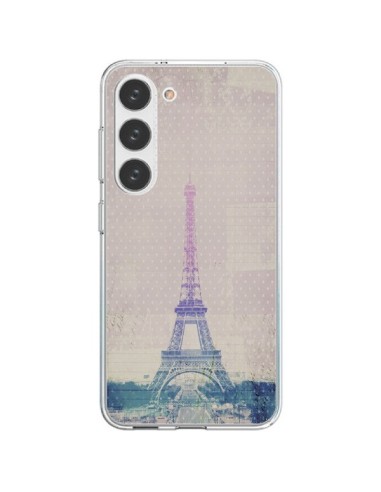 Cover Samsung Galaxy S23 5G I Love Paris Tour Eiffel Amore - Mary Nesrala
