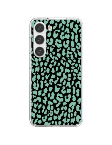 Samsung Galaxy S23 5G Case Leopard Green Mint - Mary Nesrala