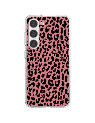 Cover Samsung Galaxy S23 5G Leopardo Corallo Neon - Mary Nesrala