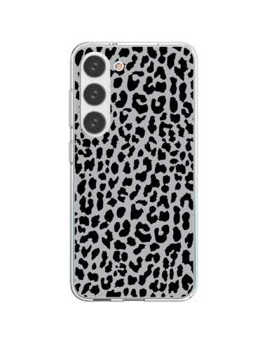 Samsung Galaxy S23 5G Case Leopard Grey Neon - Mary Nesrala