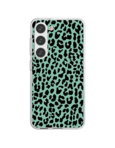 Cover Samsung Galaxy S23 5G Leopardo Verde Menta Neon -...