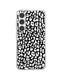 Cover Samsung Galaxy S23 5G Leopardo Bianco e Nero - Mary...