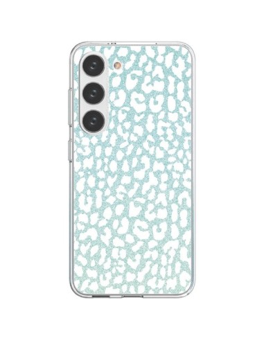 Samsung Galaxy S23 5G Case Leopard Winter Mint - Mary Nesrala