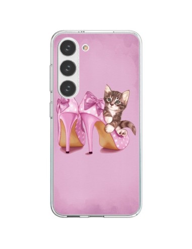 Coque Samsung Galaxy S23 5G Chaton Chat Kitten Chaussure Shoes - Maryline Cazenave