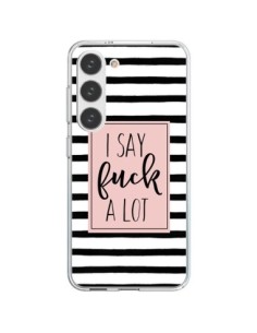 Samsung Galaxy S23 5G Case Say Fuck A Lot Bandes -...