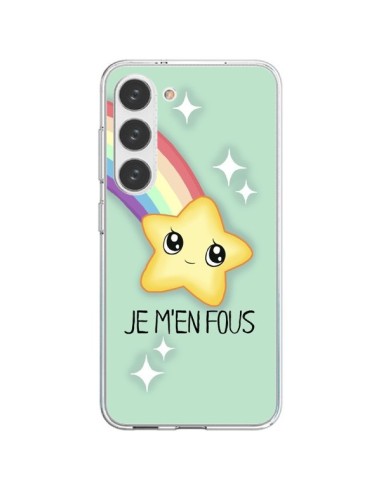 Coque Samsung Galaxy S23 5G Etoile Je m'en fous - Maryline Cazenave