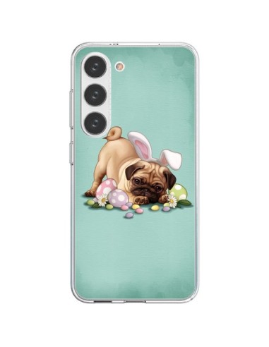 Coque Samsung Galaxy S23 5G Chien Dog Rabbit Lapin Pâques Easter - Maryline Cazenave