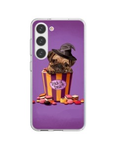 Samsung Galaxy S23 5G Case Dog Halloween Strega Bonbon -...