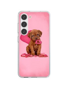 Samsung Galaxy S23 5G Case Dog Torta Heart Love -...
