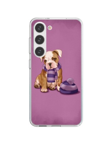 Samsung Galaxy S23 5G Case Dog Scarpa Cappello Freddo Winter - Maryline Cazenave