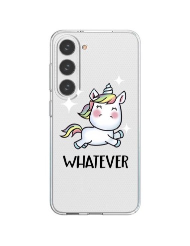 Samsung Galaxy S23 5G Case Unicorn Whatever Clear - Maryline Cazenave