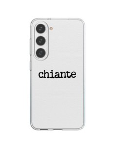 Cover Samsung Galaxy S23 5G Chiante Nero Trasparente -...
