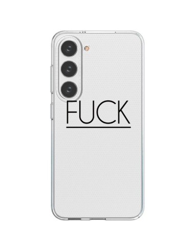 Coque Samsung Galaxy S23 5G Fuck Transparente - Maryline Cazenave