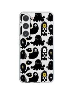 Samsung Galaxy S23 5G Case Monsters Pattern Mostri Clear...