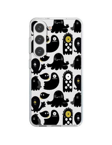 Samsung Galaxy S23 5G Case Monsters Pattern Mostri Clear - Maria Jose Da Luz