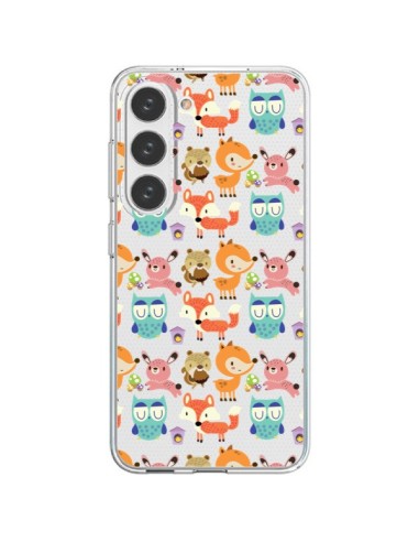 Samsung Galaxy S23 5G Case Renard Ecureuil Rabbit Hibou Clear - Maria Jose Da Luz