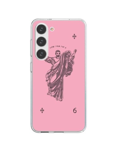 Cover Samsung Galaxy S23 5G God Pink Drake Chanteur Jeu Cartes - Mikadololo