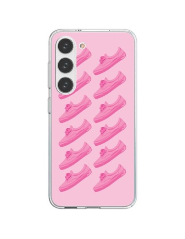 Coque Samsung Galaxy S23 5G Pink Rose Vans Chaussures - Mikadololo