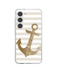 Samsung Galaxy S23 5G Case Ancora Marina Oro - Monica...