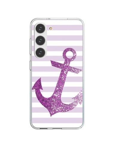 Samsung Galaxy S23 5G Case Ancora Marina Pink - Monica Martinez