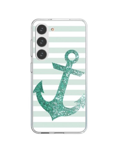 Samsung Galaxy S23 5G Case Ancora Marina Green - Monica Martinez