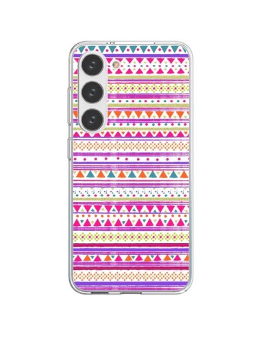 Coque Samsung Galaxy S23 5G Bandana Rose Azteque - Monica Martinez