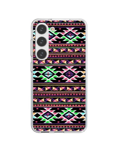 Samsung Galaxy S23 5G Case Black Aylen Aztec - Monica Martinez